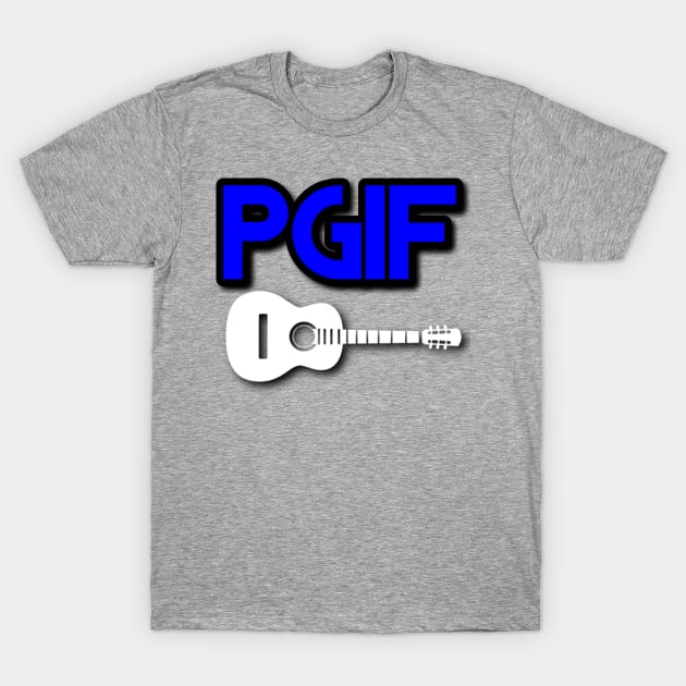 PGIF (PRAISE GOD IT'S FRIDAY) BIG BLUE T-Shirt by thecrossworshipcenter